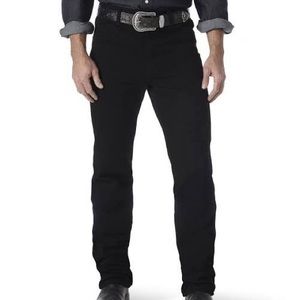 WRANGLER COWBOY CUT SLIM FIT:SHADOW BLACK 32x34